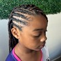 Kids braids (kids style no hair added)