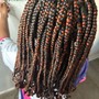 Shoulder length box braids