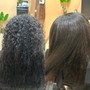 Takedown, Scalp detox, Shampoo Deep Conditioner and blow dry & Trim ends