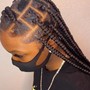 Men’s box braids( small )