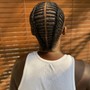 Natural medium box braids