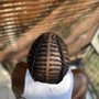 Natural medium box braids