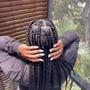 Natural medium box braids