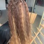 Medium Goddess Braids Human hair(knotless)