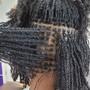 Larger Two Strand Twists/Extensions Hair Added