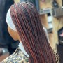 Small Boho Knotless Braids