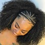 Loose Hair Crochet Styling