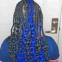 Large knotless Box Braids