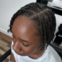 Flat Twist Updo