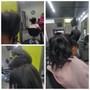 Relaxer Retouch + styling