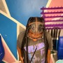 MEDIUM OR LARGE KNOTLESS BRAIDS MID BACK ONLY