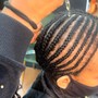 Braids straight backs