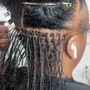 Microloc Braids with Natural Hair