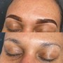 Eyebrow wax and tint