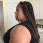 Medium box braids