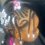 Kid’s special design braids with beads