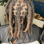 Short Marley 2 strand twist on Locs