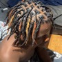 Adult Loc retwist and style