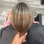 Root Touch Up and Haircut