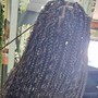 Small Box Braids (Shoulder length)