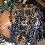 Men Two Braids