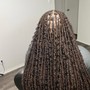 Natural hair single  braids ( designs or style of your choice) no extensions