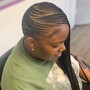 Stitch/ Feed-in braids with extension