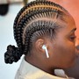 Stitch/ Feed-in braids with extension