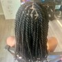 Small Two-Strand Twists