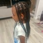 Large Knotless Box Braids