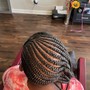 Large Knotless or Senegalese Twist