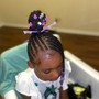 Kid's Scalp Braids With Beeds