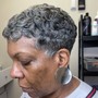 Grey Coverage for natural short hair