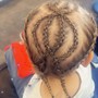 Kid's Braids with extensions