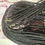 Large Knotless Braids