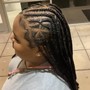 Kids Braided ponytail ( 10 and under )