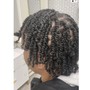 Natural Hair Smoothing Silk-press & Saran Wrap