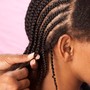 Natural Hair Smoothing Silk-press & Saran Wrap