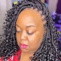 Crochet Box braids with curls/ without curls