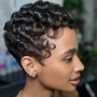 Kinky Twist on Natural Hair