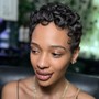 Pixie Cut/ Relaxed Hair