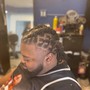 Loc Retwist (Palm Roll) And Style