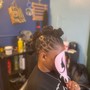 Loc Retwist (Palm Roll) And Style