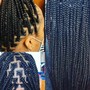 Stitch or Feed In  Braids (7-10)