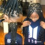 Stitch or Feed In  Braids (7-10)