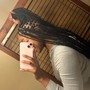 Natural individual braids (No weave)