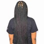 Large Knotless Boho Braids