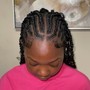 Jumbo/Large knotless Braids (M-F book for 9am)