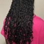 Jumbo/Large knotless Braids (M-F book for 9am)