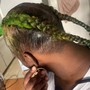 2-4 Feed in Braids